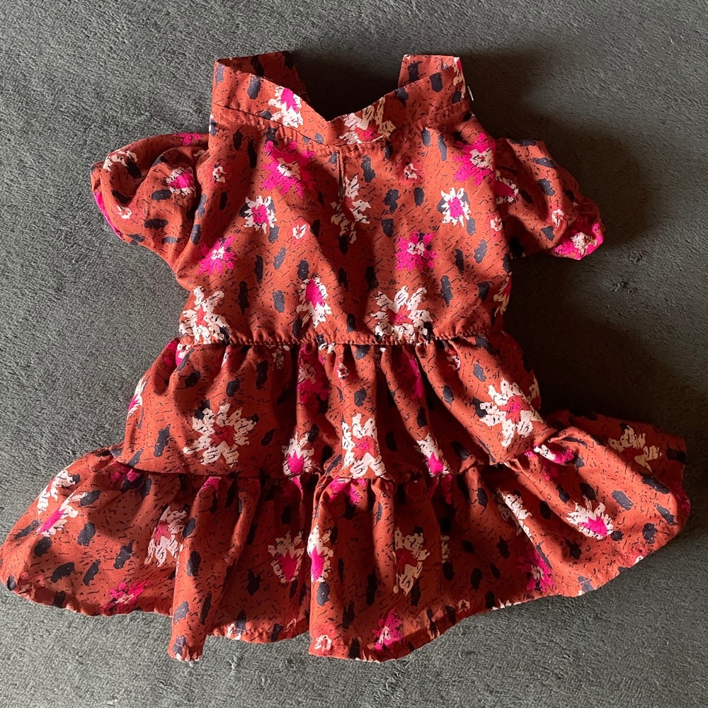 Dog fall floral dress